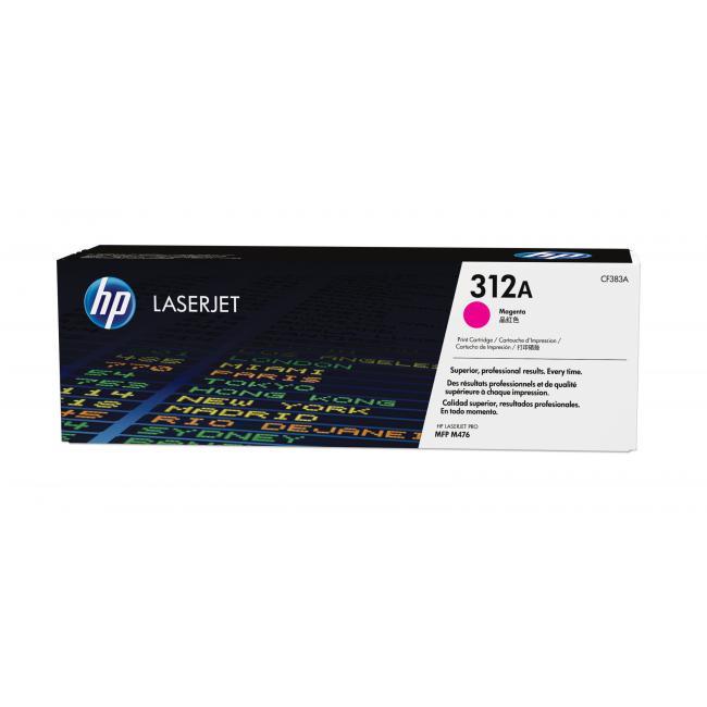 125244 HP CF383A Toner HP CF383A magenta 312A serie 2700 sider ved 5% til MFP M476